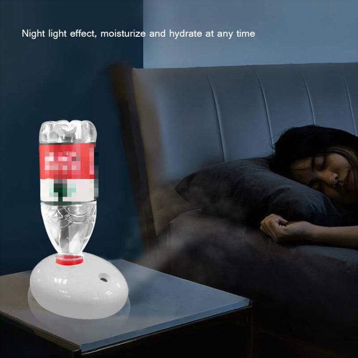 Portable Mini Ultrasonic Desktop Air Humidifier USB Household Mineral Water Bottle Humidifier