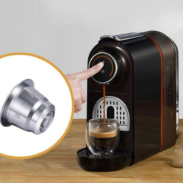 Reusable Stainless Steel Coffee Capsules with Multiple Filling Coffee Filters