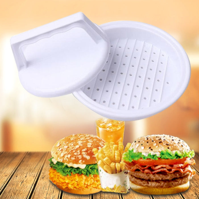 Round Shape Hamburger Press Food-Grade Plastic Hamburger Meat Beef Grill Burger Press Patty Maker Mold Mould Kitchen Tool