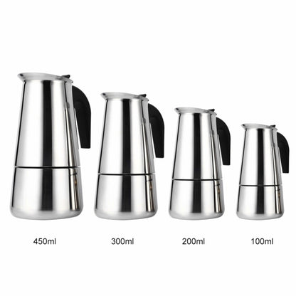 Stainless Steel Moka Coffee Maker Pot Filter