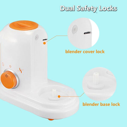 2 PCS Food Supplement Cooking Mixing One Multifunctional Electric Mini Baby Food Cooking Machine, Food Supplement