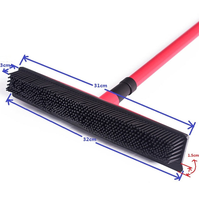 Pet Carpet Hair Removal Broom Scraping Dust-free Hand-washing Mop Rubber Floor Brush