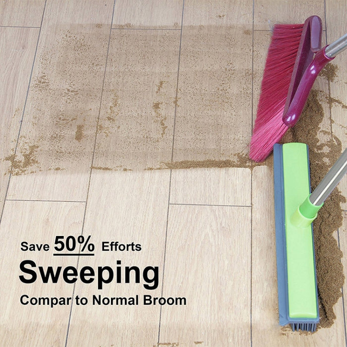 Pet Carpet Hair Removal Broom Scraping Dust-free Hand-washing Mop Rubber Floor Brush