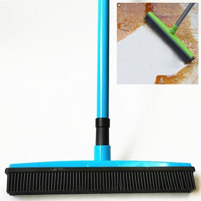 Pet Carpet Hair Removal Broom Scraping Dust-free Hand-washing Mop Rubber Floor Brush, Blue, Green, Red, Yellow, Grass Green