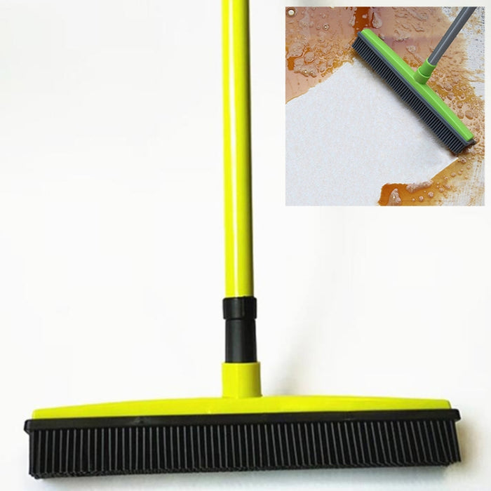 Pet Carpet Hair Removal Broom Scraping Dust-free Hand-washing Mop Rubber Floor Brush