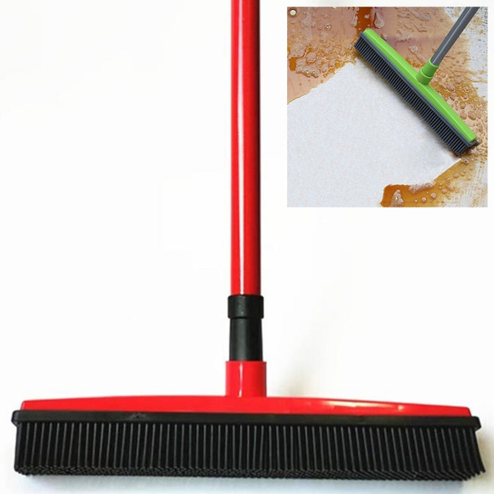 Pet Carpet Hair Removal Broom Scraping Dust-free Hand-washing Mop Rubber Floor Brush