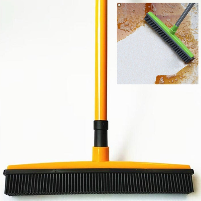 Pet Carpet Hair Removal Broom Scraping Dust-free Hand-washing Mop Rubber Floor Brush