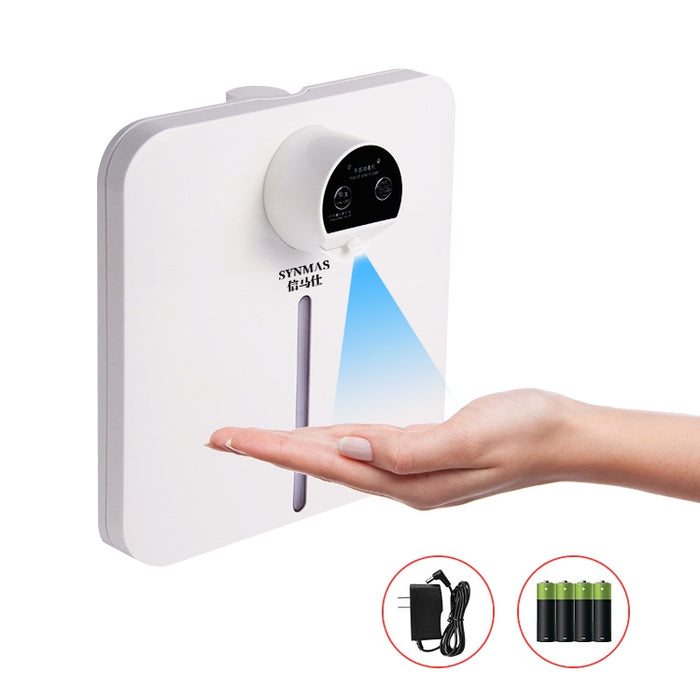 CRUCGRE Intelligent Automatic Induction Soap Dispenser Wall-mounted Foam Hand Washer Disinfector Alcohol Sprayer