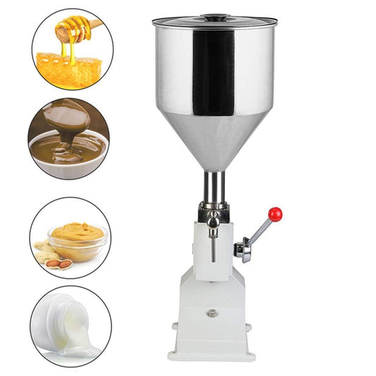 A03 Mini Stainless Steel  Pneumatic Filling Machine Cream Food Paste Dispensing Liquid Packaging Equipment