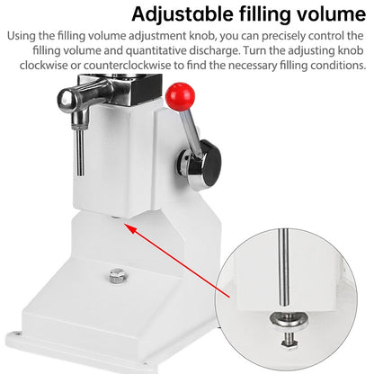 A03 Mini Stainless Steel  Pneumatic Filling Machine Cream Food Paste Dispensing Liquid Packaging Equipment, A03
