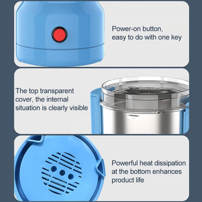Small Grinder Grain Crusher, UK Plug, US Plug, AU Plug, EU Plug