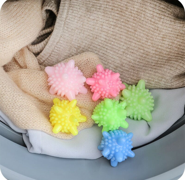 5 PCS Anti-winding Strong Decontamination Laundry Ball Home Washing Machine Starfish Solid Cleaning Ball