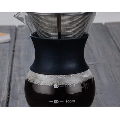 High Temperature Resistant Coffee Maker, 200ml With Strainer, 400ml With Strainer, 200ml Without Strainer, 400ml Without Strainer