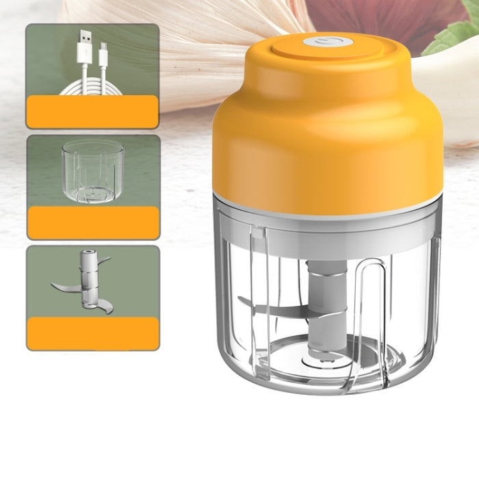 Wireless USB Charging Garlic Machine Baby Food Supplement Machine