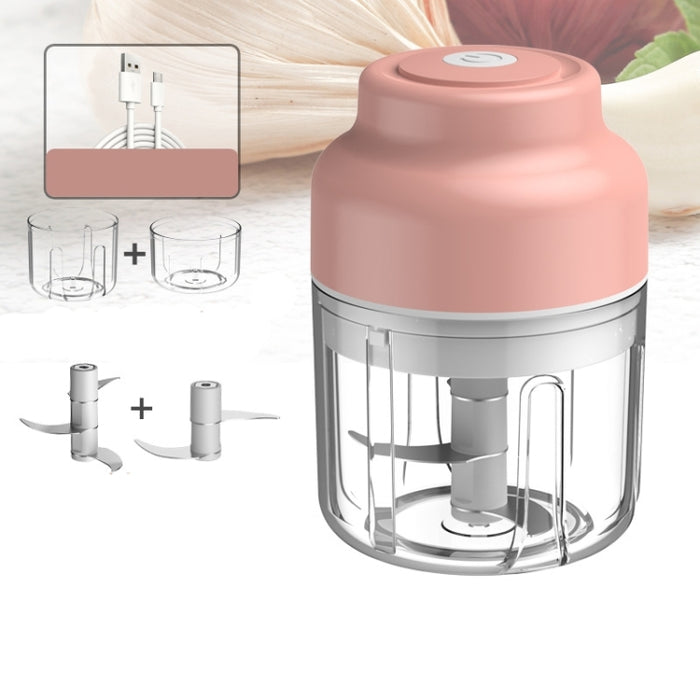 Wireless USB Charging Garlic Machine Baby Food Supplement Machine