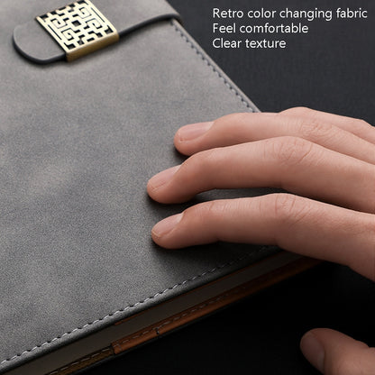 Notebook Business Retro Simple Notebook Office Notepad, Gray B5 Sheepskin Simple Style, Lake Green B5 Sheepskin Simple Style, Brown A5 Sheepskin Buckle, Dark Blue A5 Sheepskin Buckle, Gray A5 Sheepskin Buckle, Red A5 Sheepskin Buckle                   ...