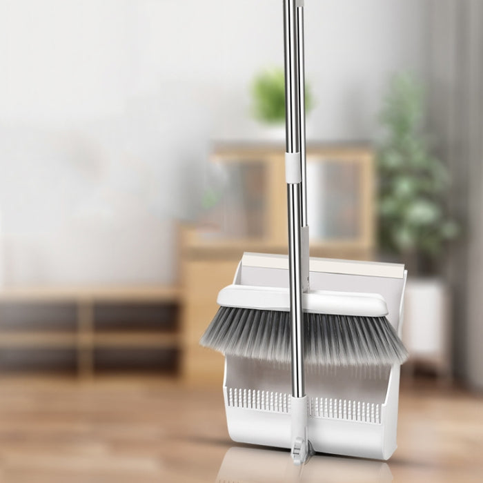 Household Folding Standing Rotatable Broom And Dustpan Set Combination