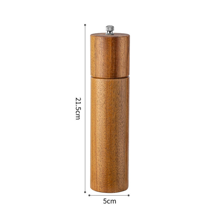 Wooden Pepper Grinder Household Sea Salt Manual Seasoning Bottle Kitchen Tool