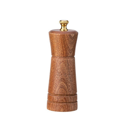 Wood Pepper Grinder Kitchen Household Manual Solid Pepper Powder Black Pepper Mill Grinder Bottle Seasoning Jar, Style 3, 5 inch, Style 3, 8 inch