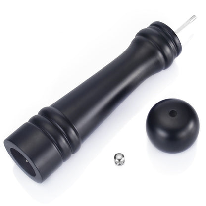 Manual Pepper Grinder Solid Wood PU Paint Pepper Mill Ceramic Core Coarse Salt Pepper Grinder Seasoning Bottle, Pepper Grinder