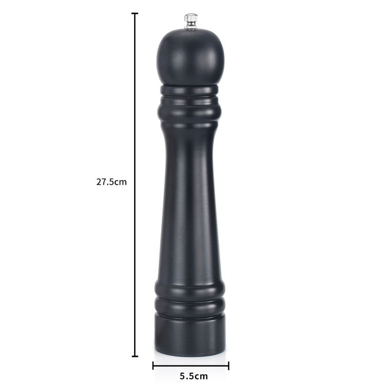 Manual Pepper Grinder Solid Wood PU Paint Pepper Mill Ceramic Core Coarse Salt Pepper Grinder Seasoning Bottle, Pepper Grinder