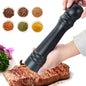 Manual Pepper Grinder Solid Wood PU Paint Pepper Mill Ceramic Core Coarse Salt Pepper Grinder Seasoning Bottle, Pepper Grinder