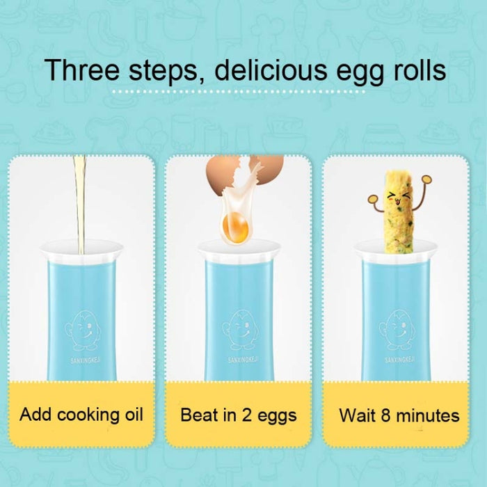 SANXINGKEJI Household Multifunctional Egg Cup Boiled Egg Roll Machine, CN Plug