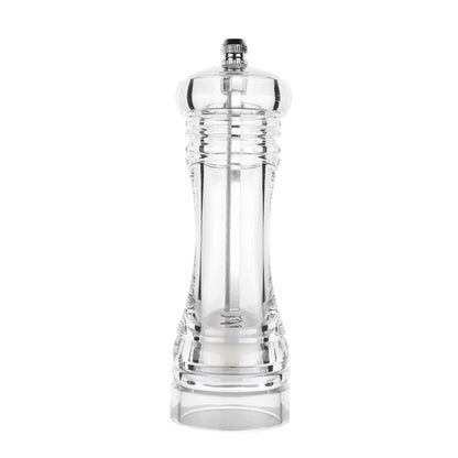 Acrylic Transparent Pepper Grinder Manual Pepper Grinder Ceramic Core Multi-Purpose Seasoning Bottle, 4 Inch, 5 Inch, 6 Inch