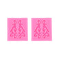 2 PCS Fondant Cake Silicone Mold Hollow Embossed Border Frame Retro Photo Frame Mould