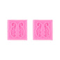 2 PCS Fondant Cake Silicone Mold Hollow Embossed Border Frame Retro Photo Frame Mould