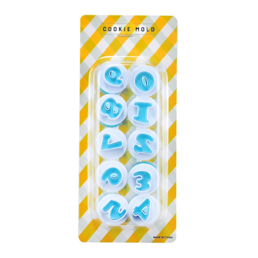 Small Uppercase And Lowercase Alphanumeric Biscuit Press Mold Spring Press Mold, Specification: Numbers, Numbers