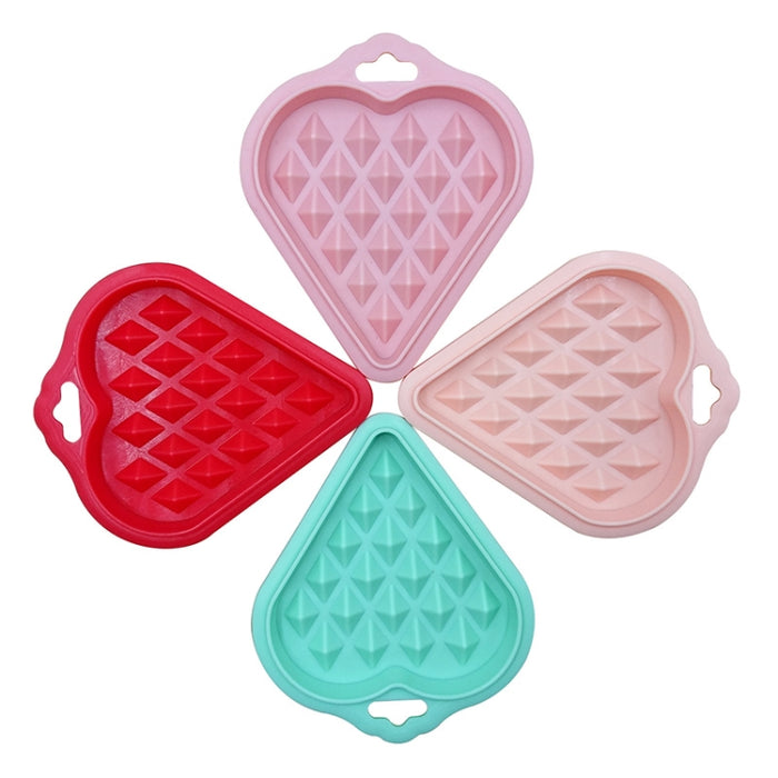 5 in 1 Food Grade Silicone Waffle Mold Kitchen Cake Set Baking Supplies