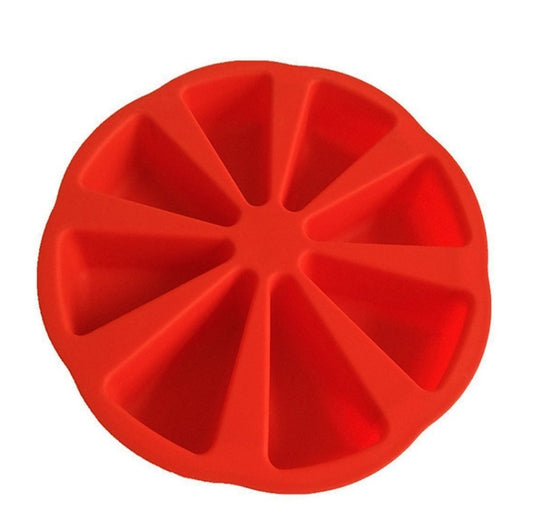 Silicone Orange Shape 8-Point Mold Kitchen Cake Pizza Baking Model