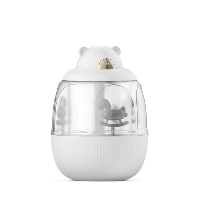 MJ010 USB Air Humidifier Home Small Bedroom Desktop Carousel Air Humidifier with Music Box