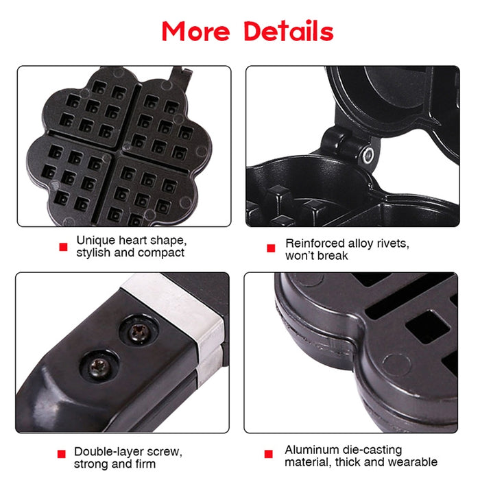 Non-stick Metal Waffle Maker Mould