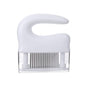 Stainless Steel Tenderloin Meat Knocking Meat Needle 48-Pin Household Kitchen Rib Breaker, 16.5x14.5cm