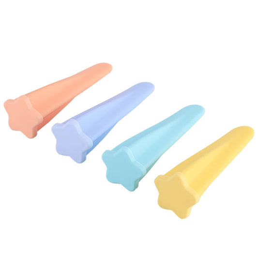 4 in 1 Children Popsicle Mold Set Food Grade Silicone Cream Mold Random Colour Delivery