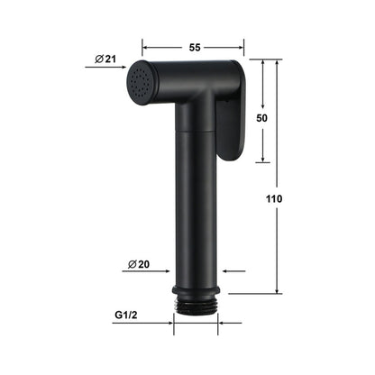 Small Shower Nozzle Toilet Rover Set, Single Sprinkler, Sprinkler+Base+1.5m Telephone Line, Sprinkler+Base+1.5m Hose, Sprinkler+Base+1.5m Hose+Corner Valve