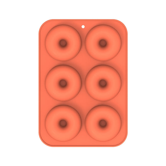 Oven Baking Tools Silicone Cake Donut Mold, 8 Even Brown, 6 Even Blue, 6 Even Purple, 6 Even Green, 6 Even Orange, 6 Even Yellow, 6 Even Red