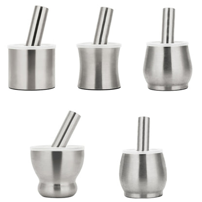 Kitchen 304 Stainless Steel Garlic Masher Spice Bean Nut Grinder