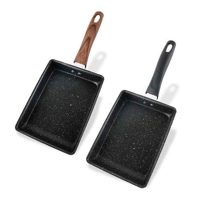 JBY-6658 Small Frying Pan Tamagoyaki Pan Maifanshi Non-Stick Frying Pan Square Omelette Pan,Size: