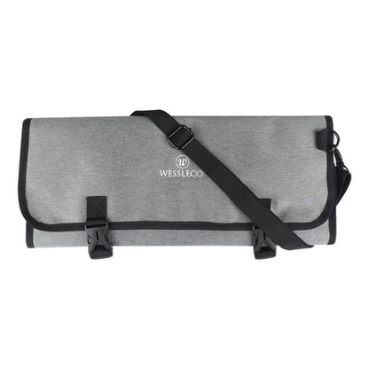 WESSLECO Chef Knife Tool Storage Bag Oxford Cloth Knife Bag, WESSLECO Gray