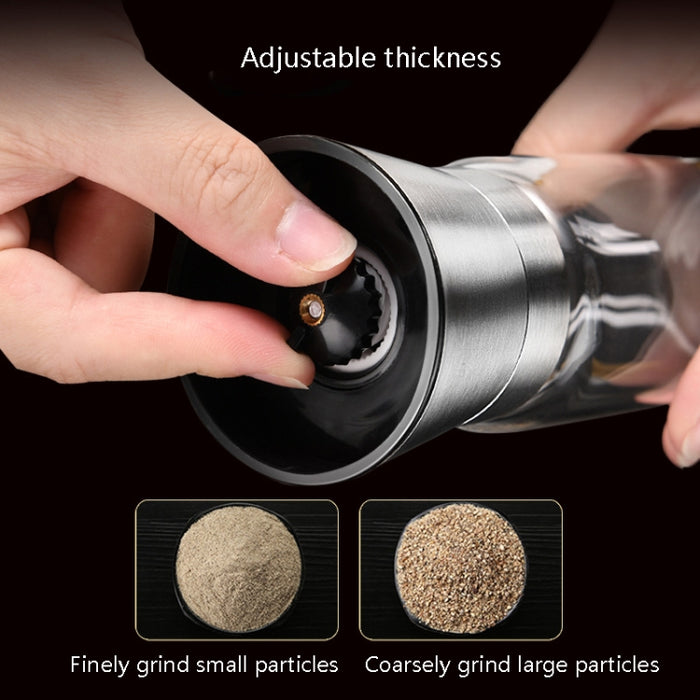 304 Stainless Steel Sea Salt Pepper Grinder Home Pepper Coffee  Manual Grinding Bottle