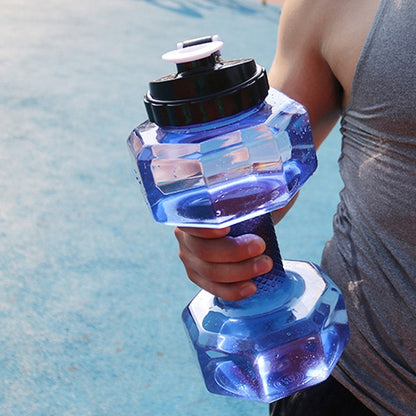 Portable Home Fitness Dumbbell Water Bottle, 550ml, 1500ml, 2600ml