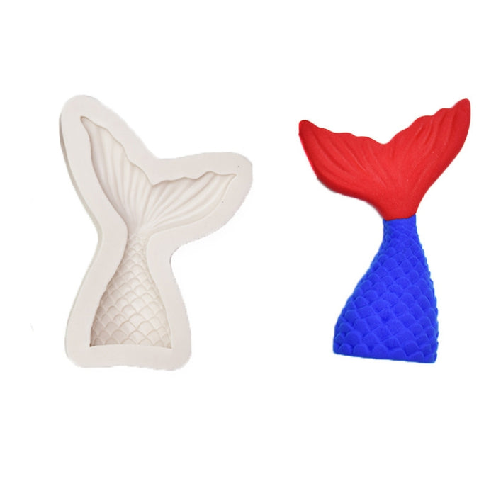 Mini Mermaid Tail Liquid Silicone Mold Fondant Baking Mold