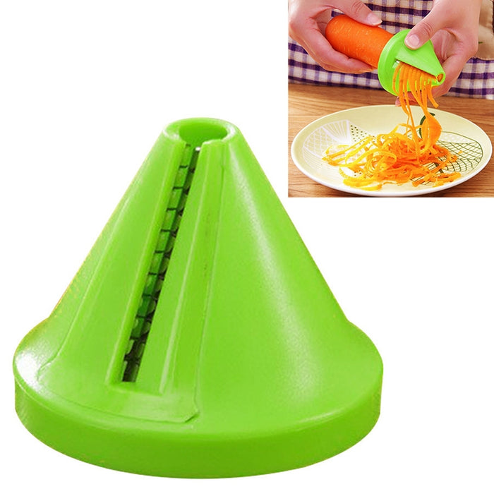 Kitchen Funnel Model Spiral Slicer Vegetable Shred Carrot Cutter