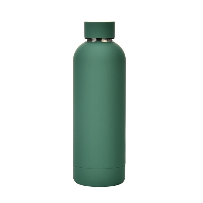 Stainless Steel Outdoor Matte Water Bottle Portable Sports Water Cup Rubber Paint Insulation Cup