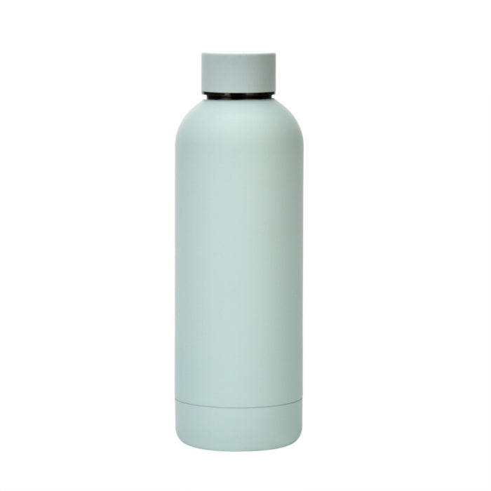 Stainless Steel Outdoor Matte Water Bottle Portable Sports Water Cup Rubber Paint Insulation Cup