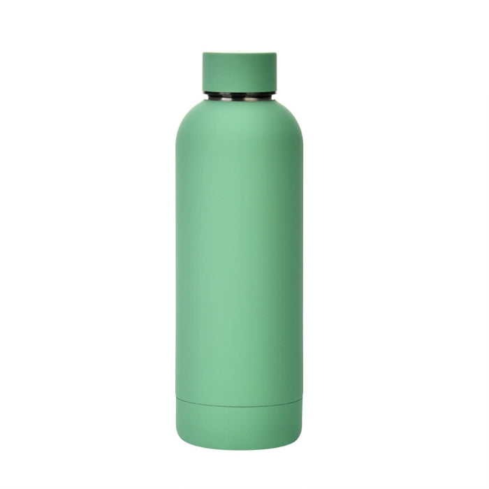 Stainless Steel Outdoor Matte Water Bottle Portable Sports Water Cup Rubber Paint Insulation Cup