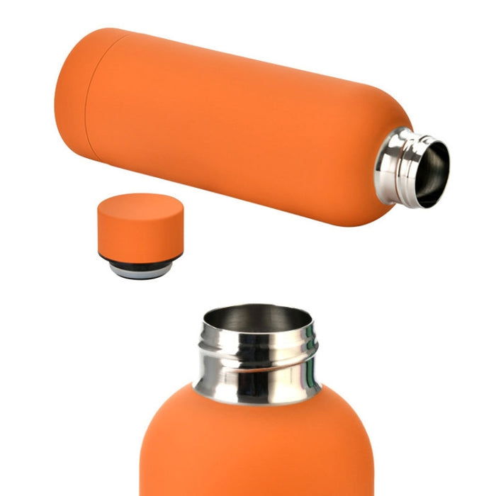 Stainless Steel Outdoor Matte Water Bottle Portable Sports Water Cup Rubber Paint Insulation Cup